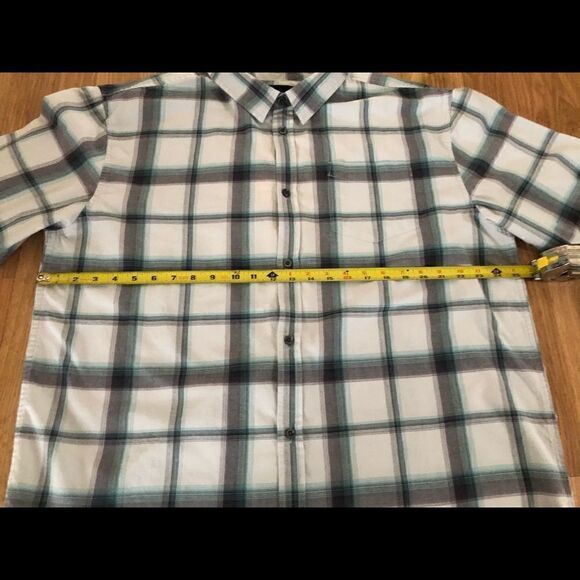 prAna Blue/Purple Plaid Button Down Shirt - Picture 5 of 7